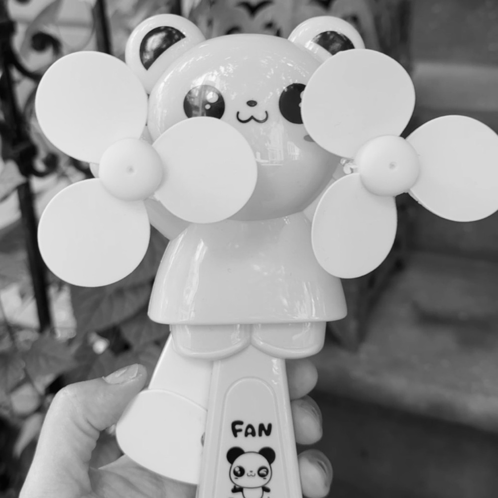 Fan Panda! Hand-Powered, Kind of Loud